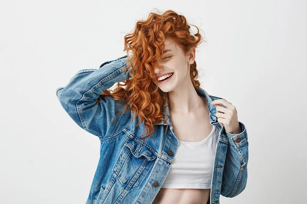 Curly hair