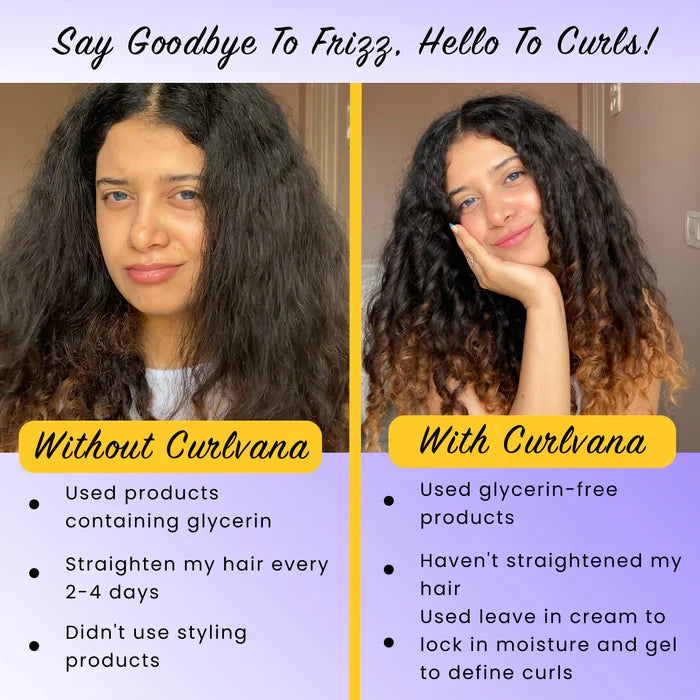 Curlvana Curl-Defining Styling Gel & Curlvana Deep-Nourish Hair Mask, 200ml each